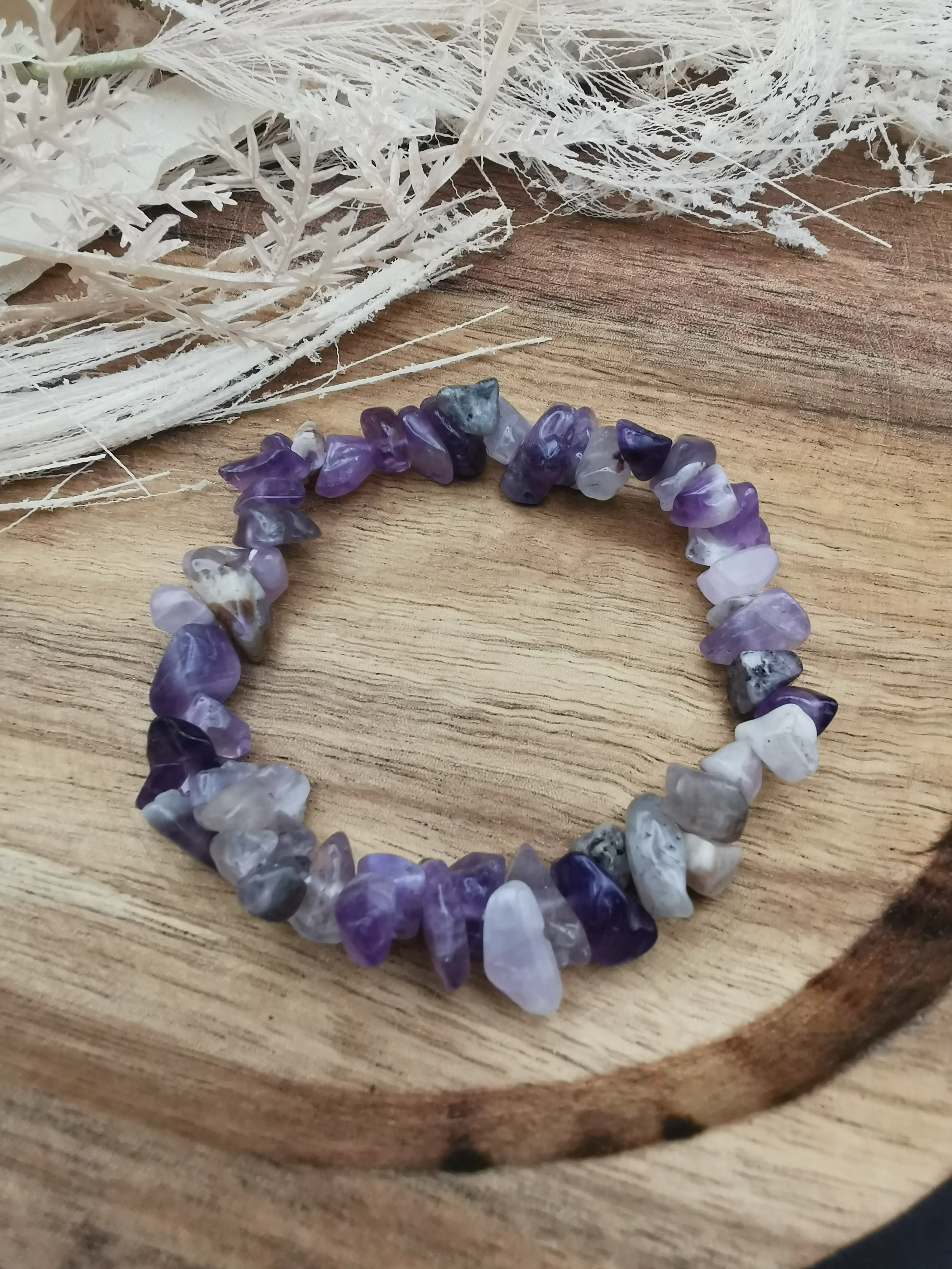 Calming Amethyst Splitterarmband